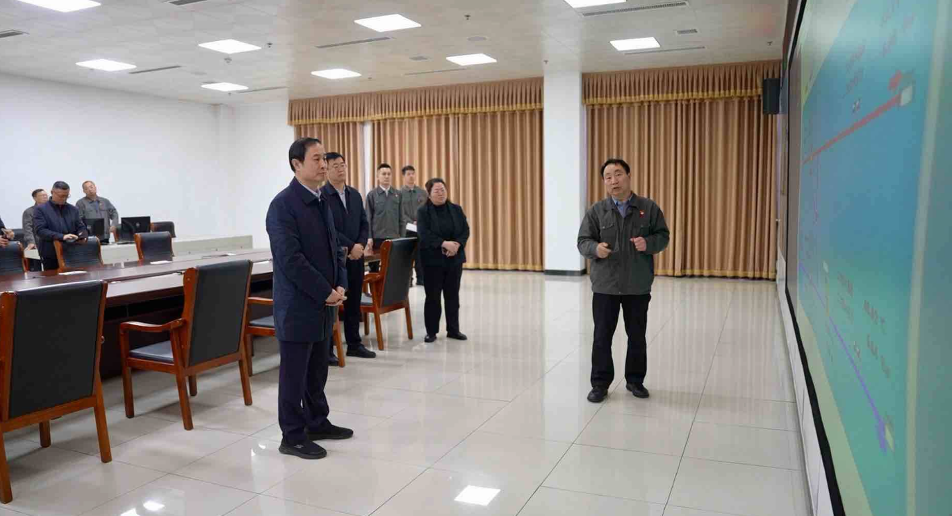 蔡华刚走访慰问节日期间值班值守单位并督导安全生产工作